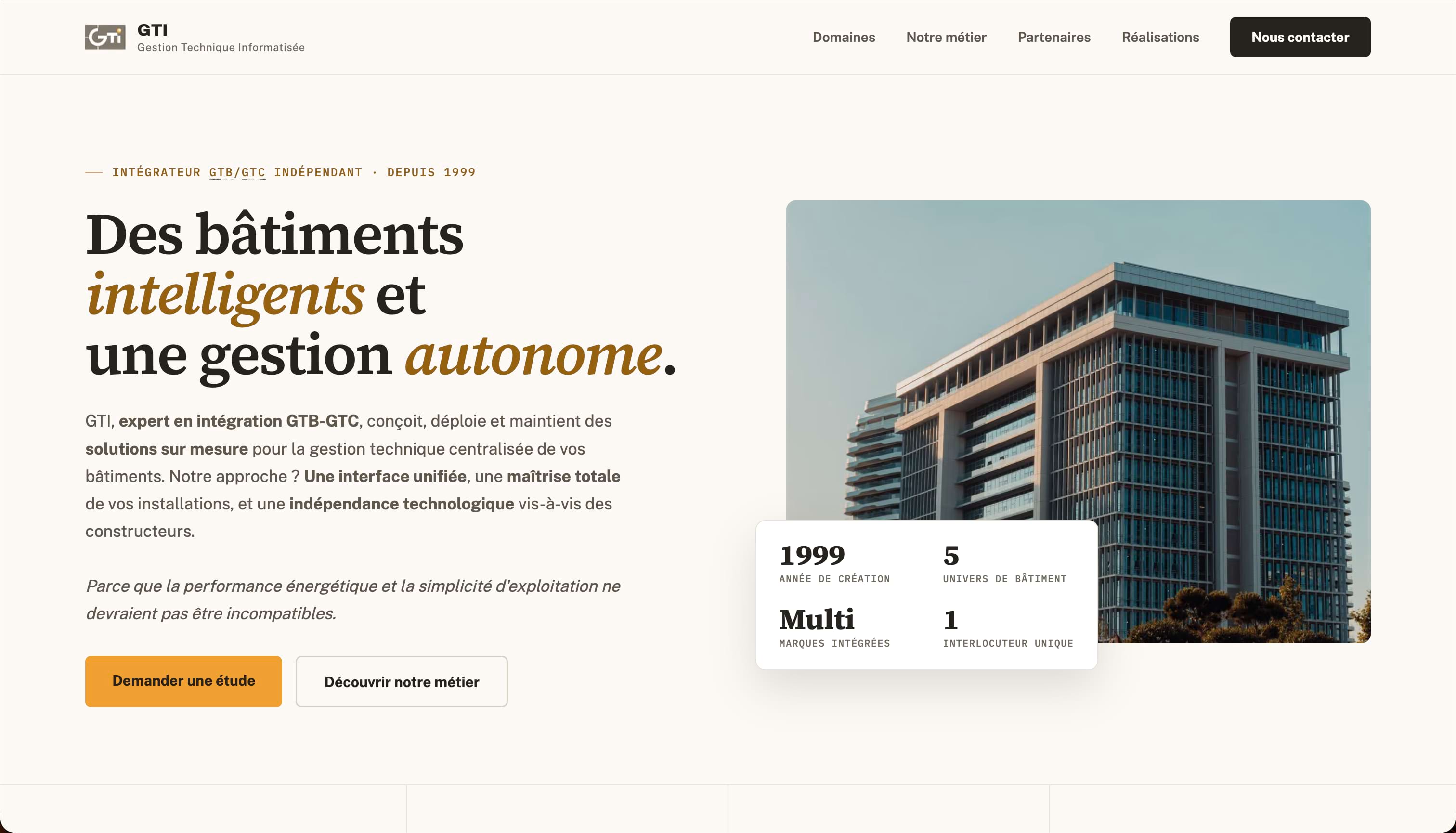 Page d'accueil