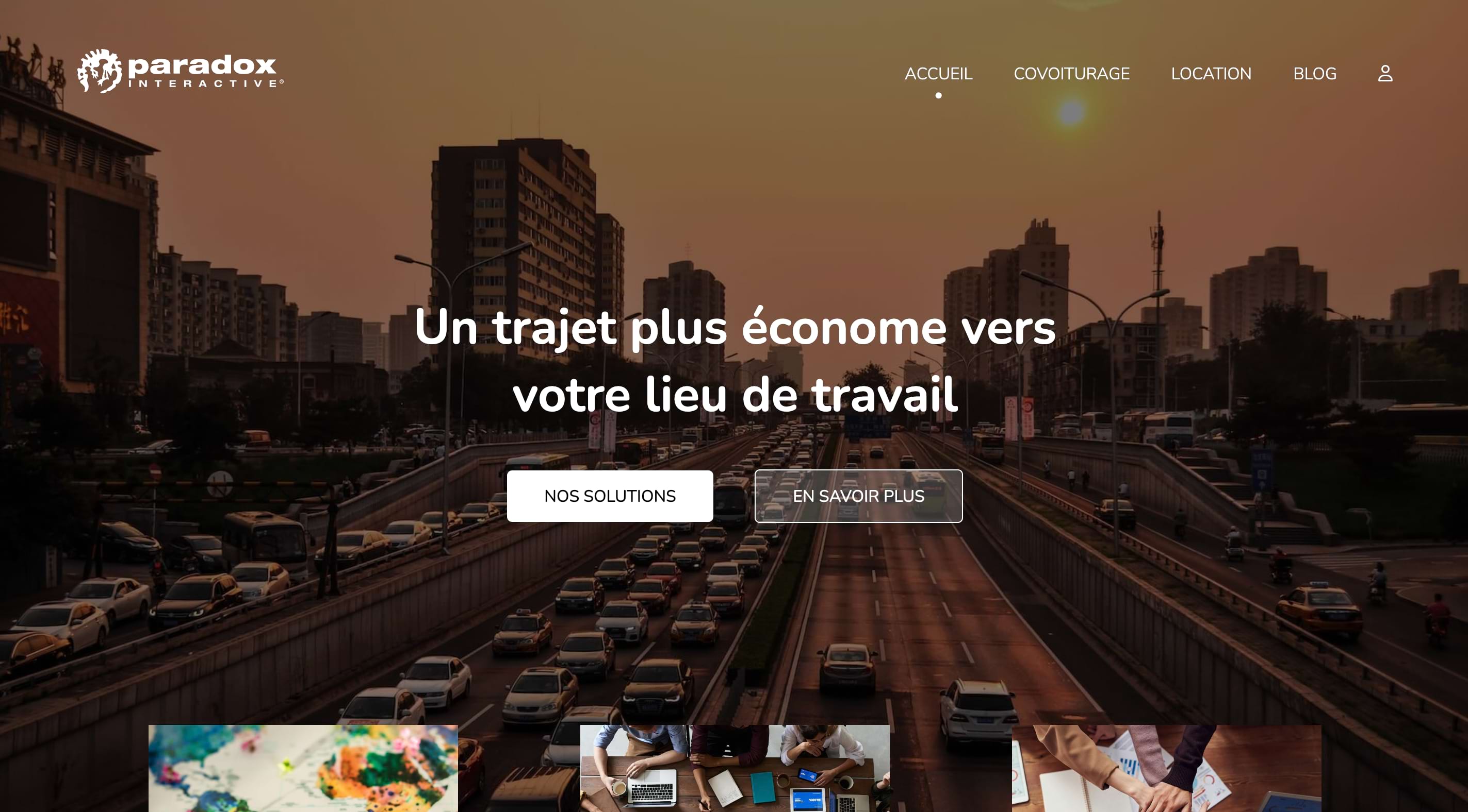Page d'accueil