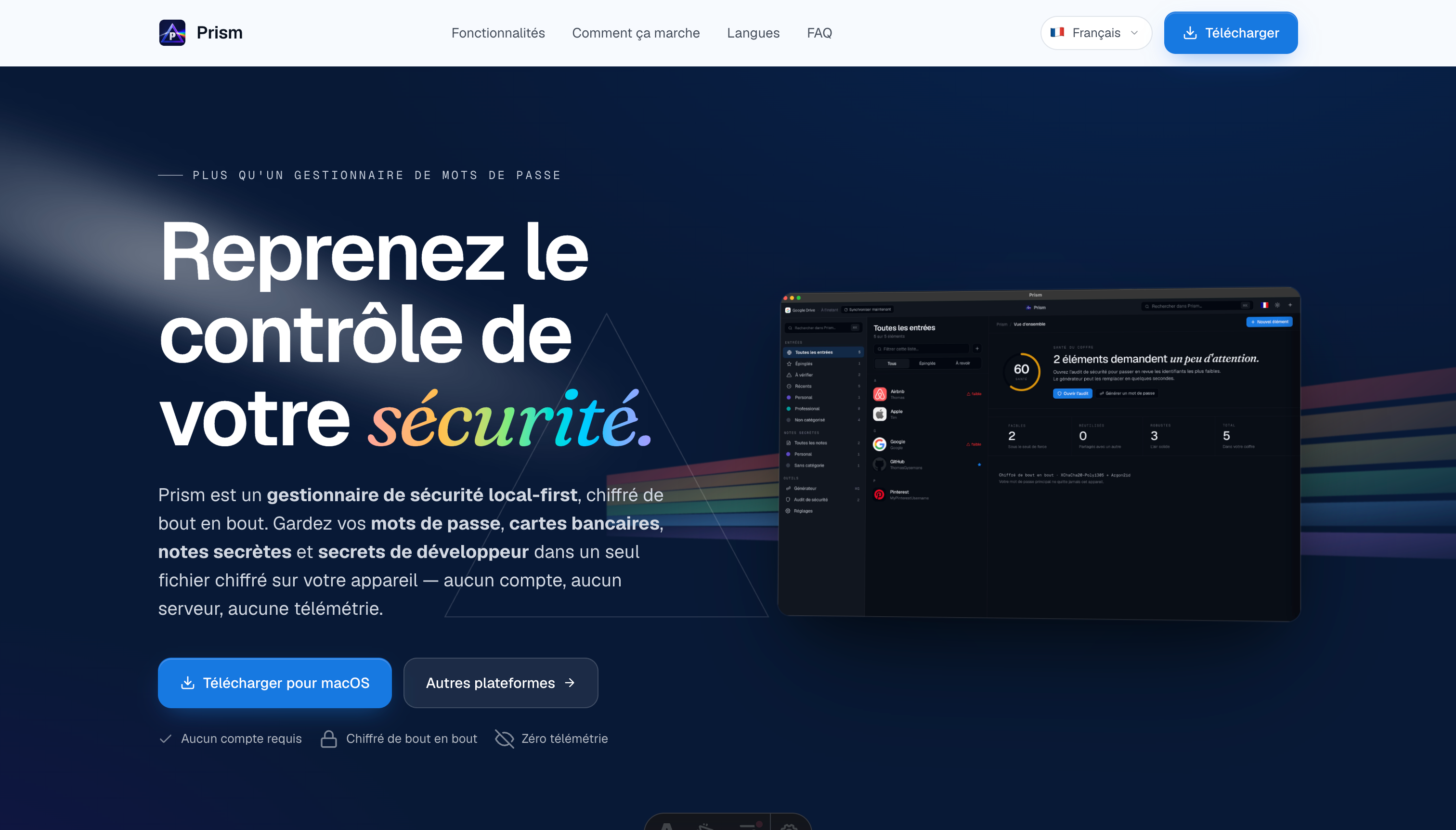 Un site moderne pour une application moderne