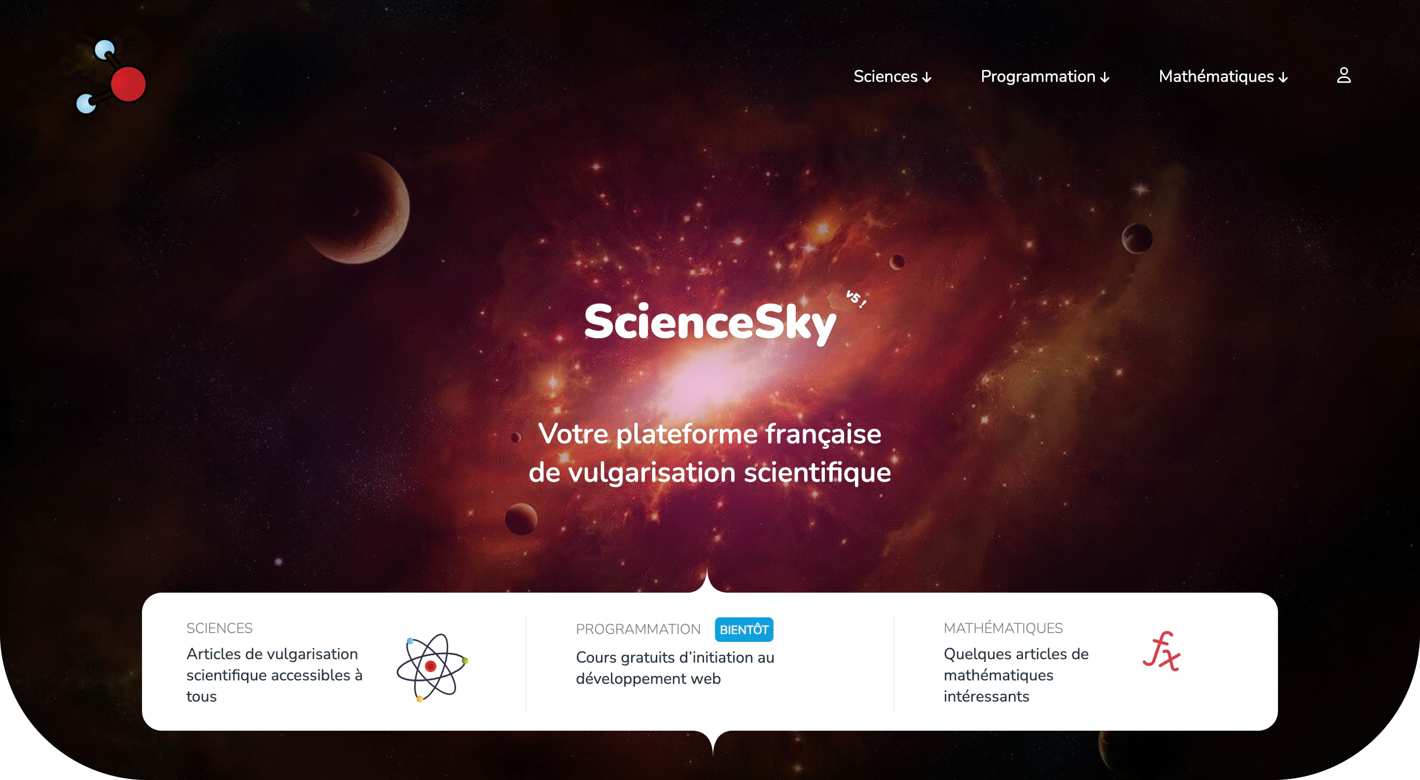 Illustration du projet ScienceSky