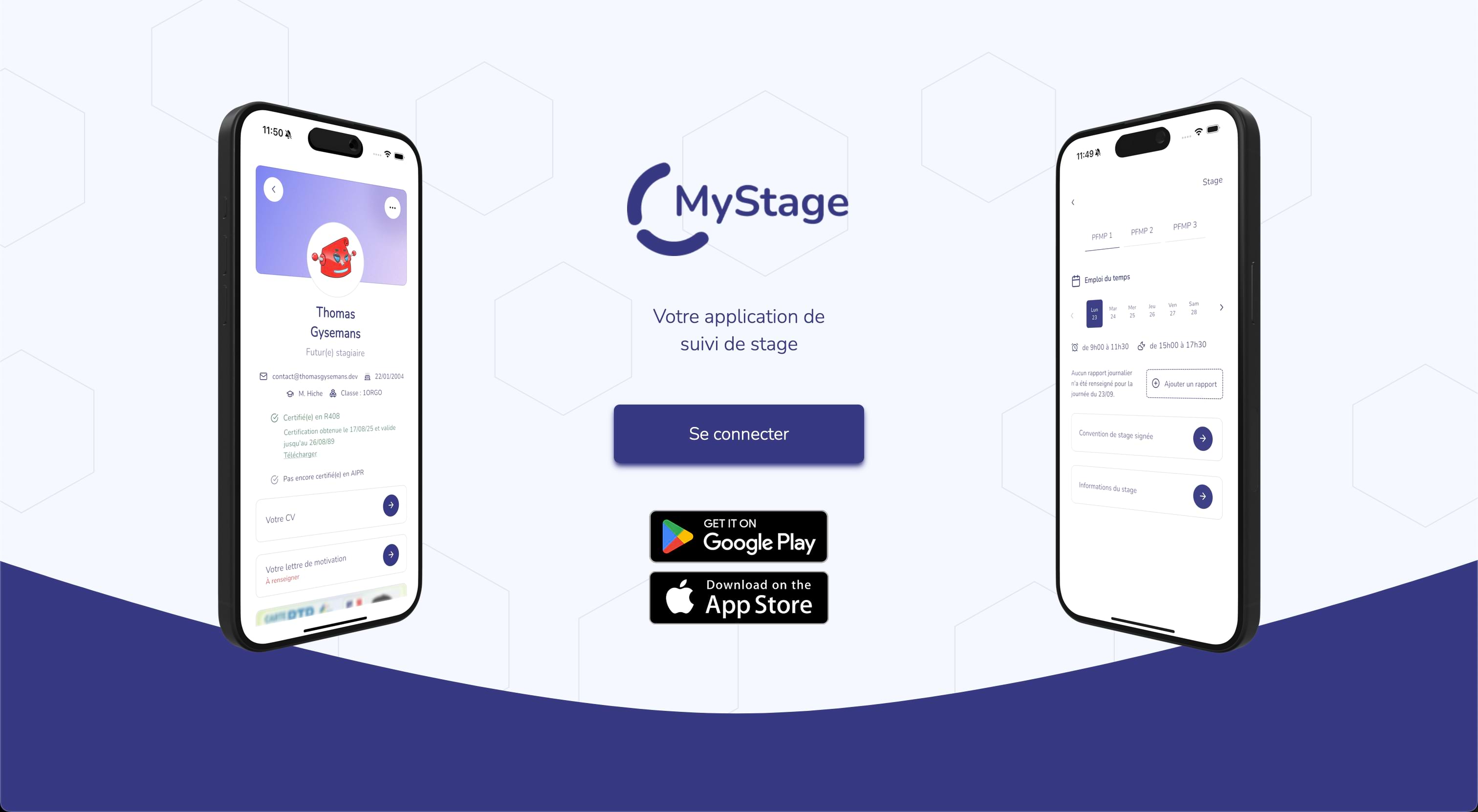 Présentation du projet MyStage